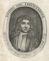 Prent Antoni van Leeuwenhoek, Lid van de Koninglyke societeyt in London, geboren tot Delft Anno 1632
