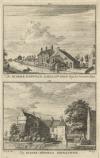 Afbeelding van gezicht De Ridder-Hofstad Amelisweerd langs den krommen Rhyn; De Ridder-Hofstad Reinauwen gezicht De Ridder-Hofstad Amelisweerd langs den krommen Rhyn; De Ridder-Hofstad Reinauwen