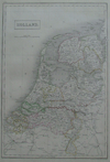 kaart Holland