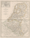 kaart de Nederlanden, Luxemburg en België