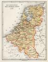 kaart Het Koningrijk Der Nederlanden in 1815