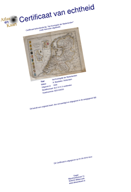atlasenkaart certificaat van echtheid Voorbeeld certificaat van echtheid van atlasenkaart