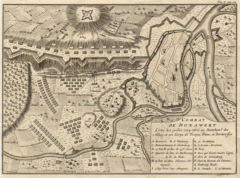 afbeelding van plattegrond Combat de Donawert van nn (Donauwörth)