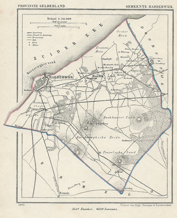 afbeelding van Kuyperkaart Harderwijk van Kuyper (Kuijper)