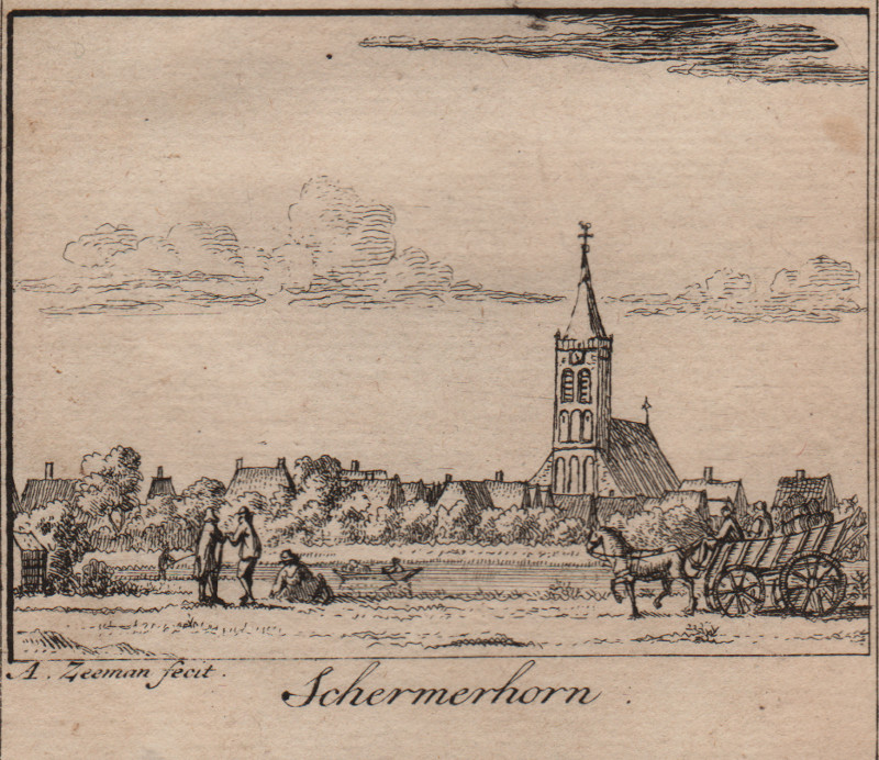 afbeelding van prent Schermerhorn van A. Zeeman (Schermerhorn)