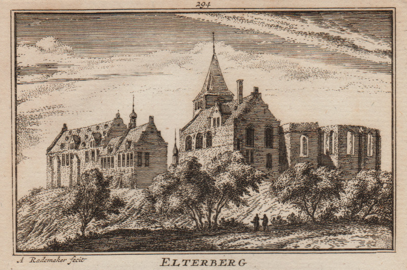 afbeelding van prent Elterberg van A. Rademaker (Elten)