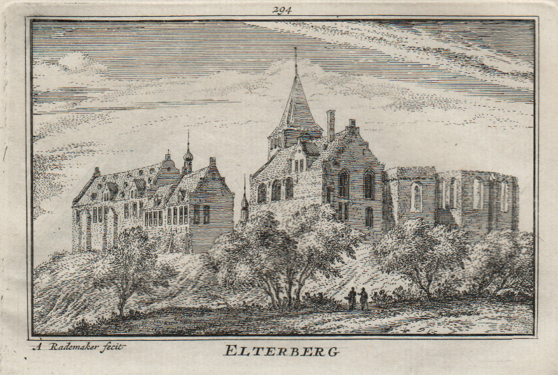 afbeelding van prent Elterberg van A. Rademaker (Elten)