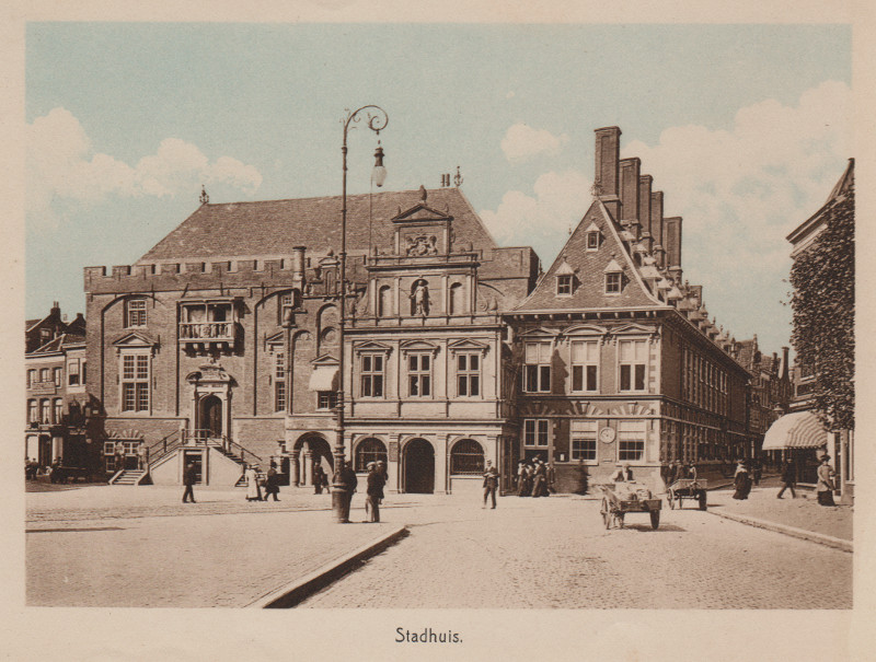 afbeelding van prent Stadhuis van nn (Haarlem)
