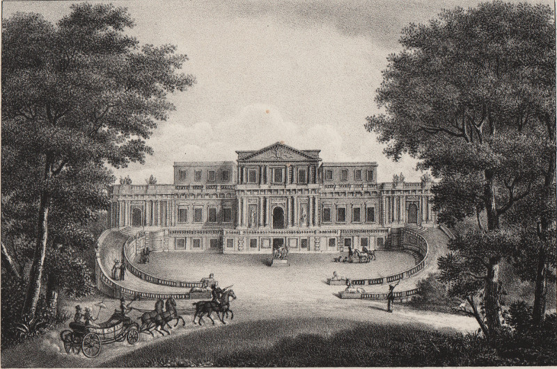 afbeelding van prent Pavillon d´Harlem van J.B. de Jobard (Haarlem)