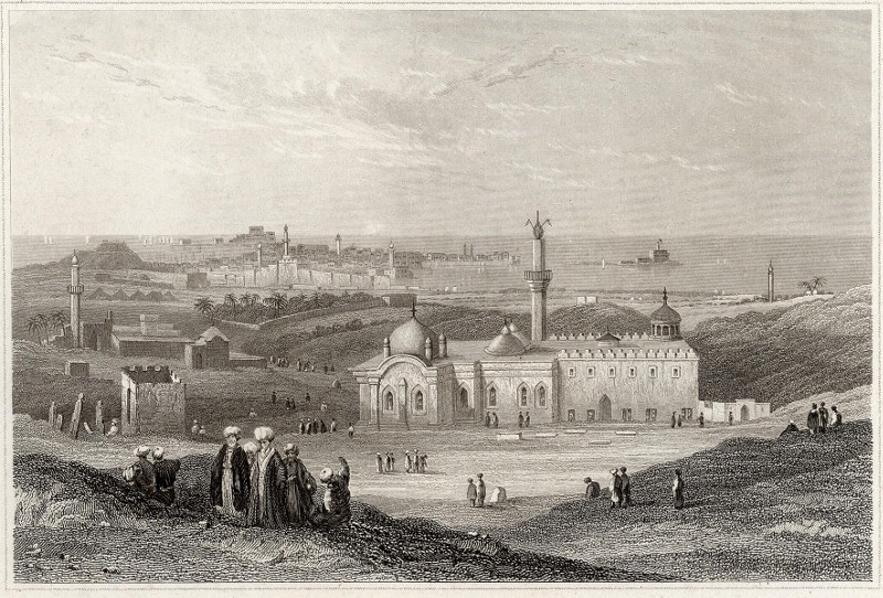 afbeelding van prent Alexandria van nn (Alexandrie, Alexandria)