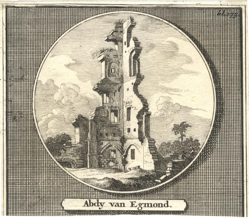 afbeelding van prent Abdy van Egmond van mogelijk J. Goeree (Egmond)