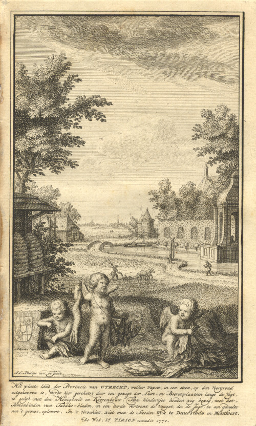 afbeelding van prent Allegorie op de provincie Utrecht van J.C. Philips