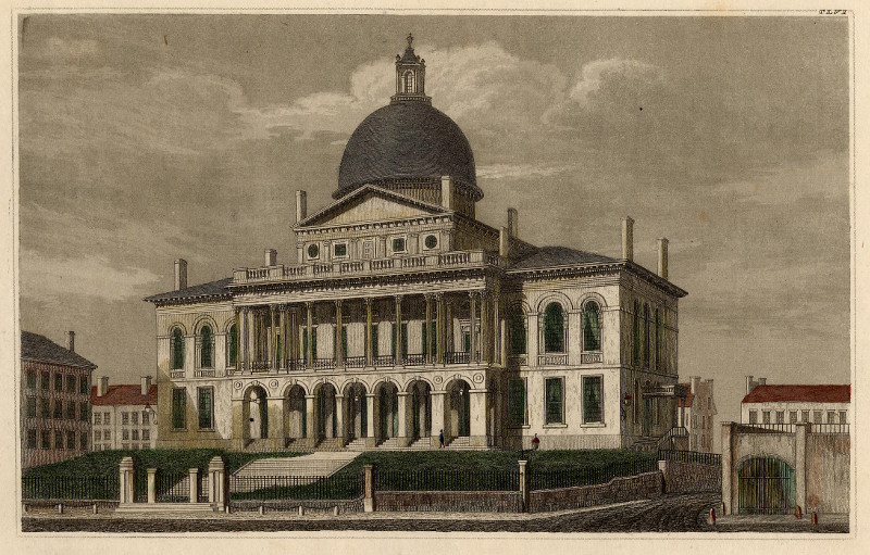 afbeelding van prent Das Rathhaus in Boston i.d. Verein. Staaten van nn (Boston)