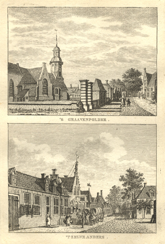 afbeelding van prent ´s Graavenpolder; ´T Zelve Anders van C.F. Bendorp, J. Bulthuis (´s-Gravenpolder)