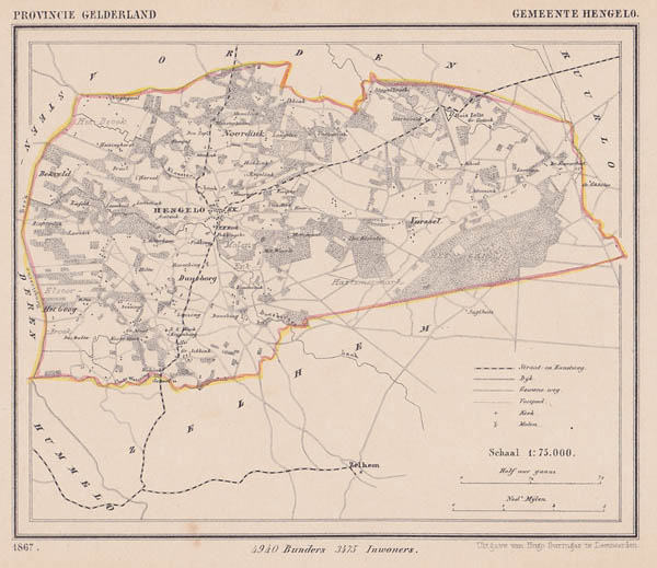 afbeelding van Kuyperkaart Hengelo van Kuyper (Kuijper)