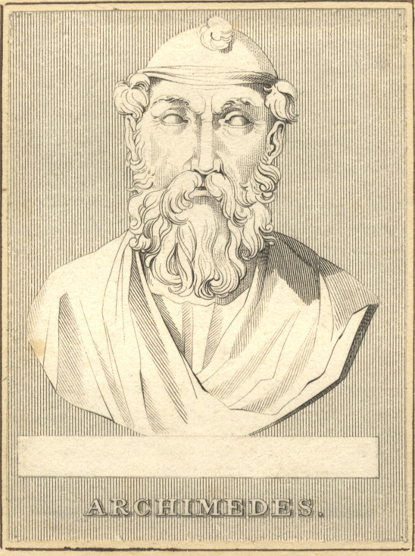afbeelding van prent Archimedes van C.P. Landon (wetenschappers, )
