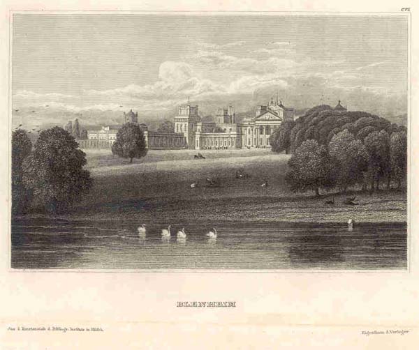 afbeelding van prent Blenheim van Meyer (Woodstock, Blenheim)