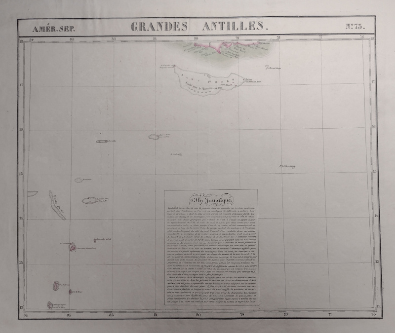 afbeelding van kaart Grandes Antilles, Amer. Sep. no. 73 van Philippe Vandermaelen