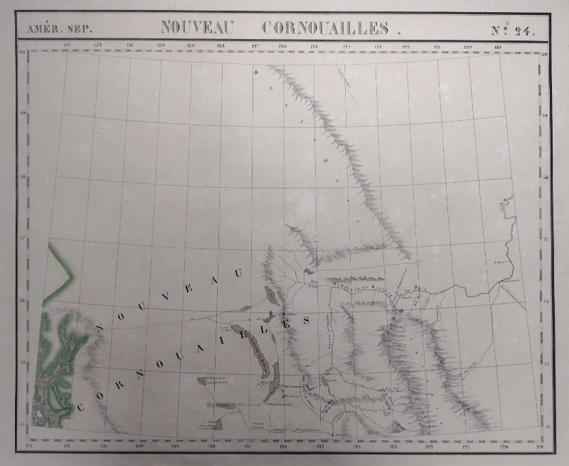 afbeelding van kaart Nouveau Cornouailles, Amer.Sep. No. 24 van Philippe Vandermaelen