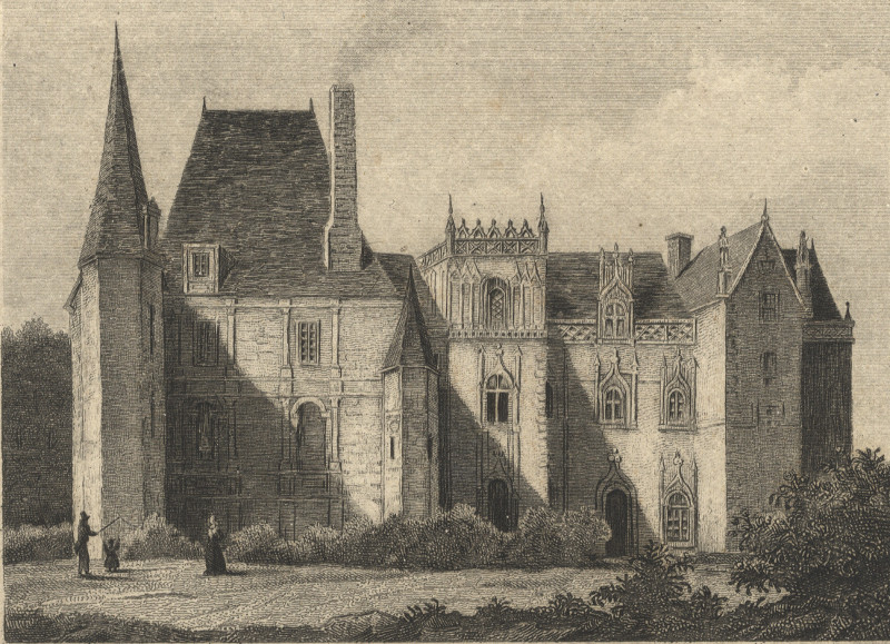 afbeelding van prent Chateau de Fontaine Henri van Rauch, Ransonnette (Fontaine Henry)