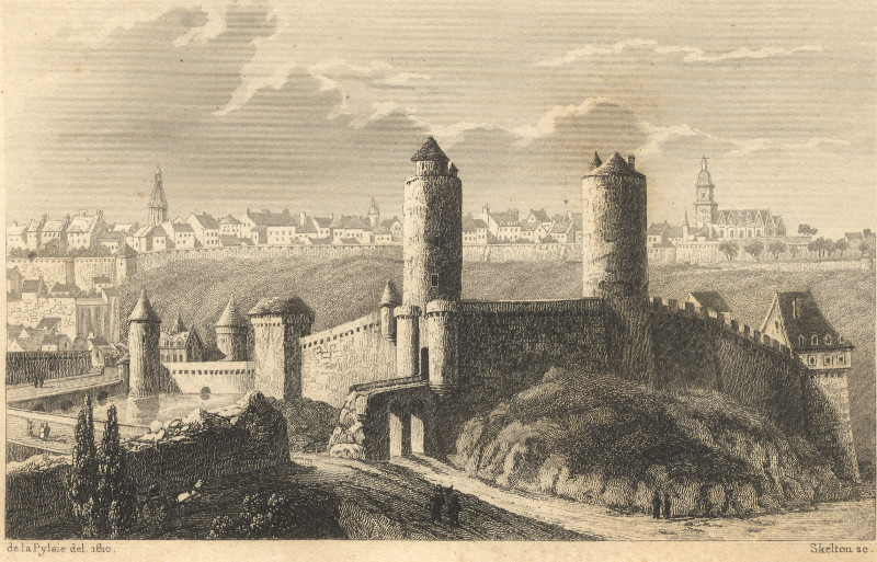 afbeelding van prent Fougeres van De la Pylaie, Skelton (Fougeres)