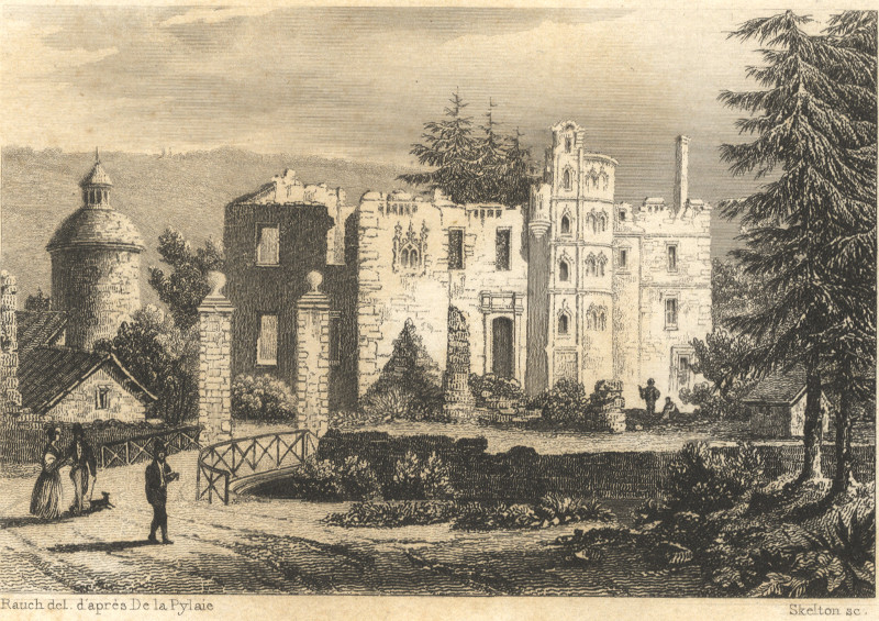 afbeelding van prent Chateau de la Garaye van Rauch, De la Pylaie, Skelton (Taden)
