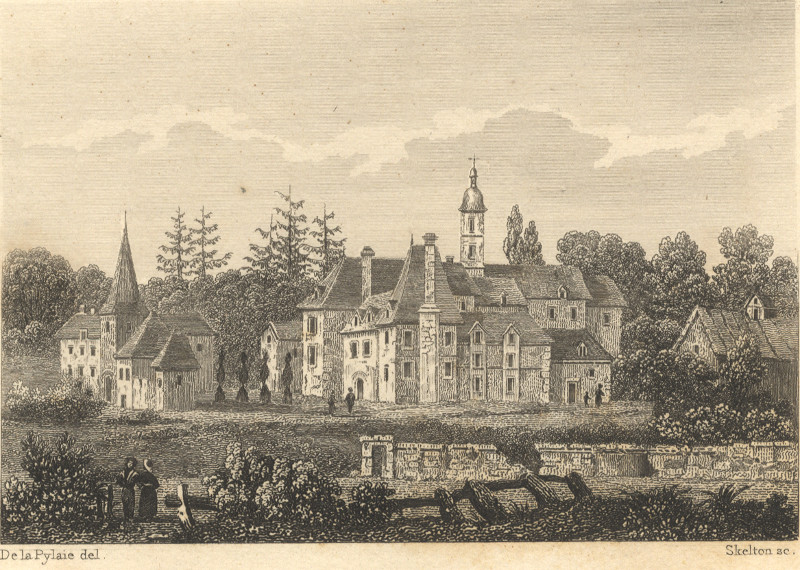 afbeelding van prent Chateau de St Marc-Sur-Couesnon van De la Pylaie, Skelton (Saint Marc sur Couesnon)