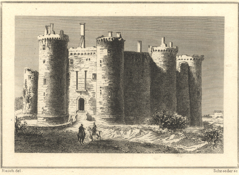 afbeelding van prent Chateau de Sucinio van Rauch, Schroeder (Suscinio)