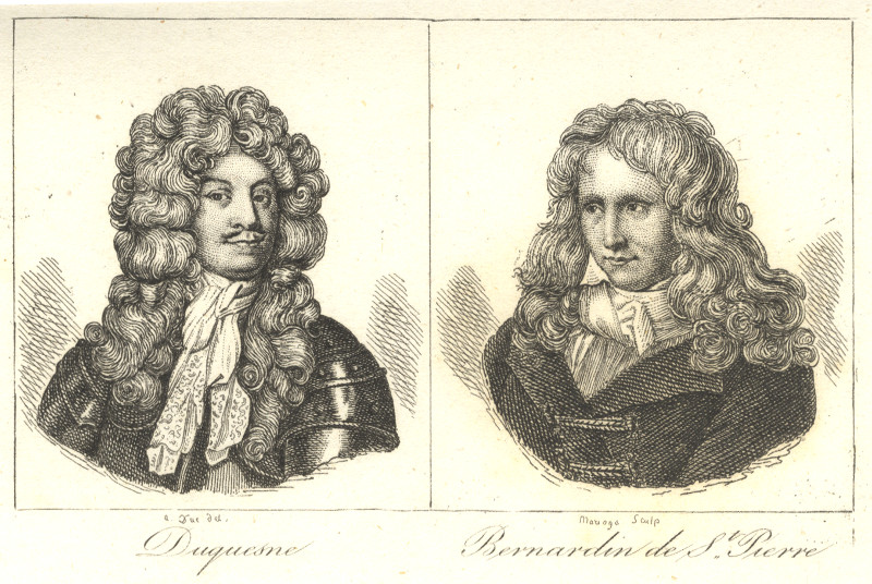 afbeelding van prent Duquesne, Bernardin de St. Pierre van Duc, Mariage