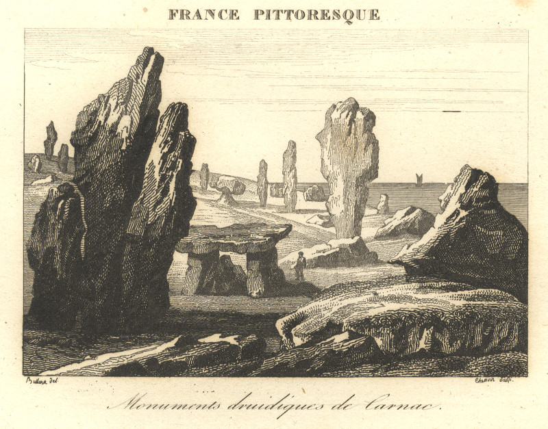 afbeelding van vogelvlucht Monuments druidiques de Carnac van Bullura, Chamoin (Carnac)