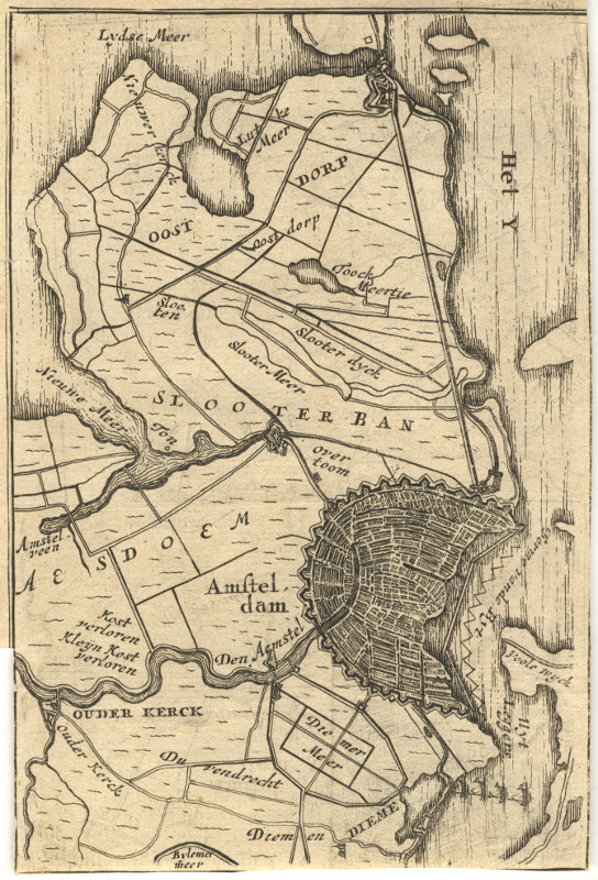 afbeelding van plattegrond Amsteldam van nn (Amsterdam)