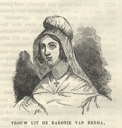 afbeelding van prent Vrouw uit de Baronie van Breda van G. K.