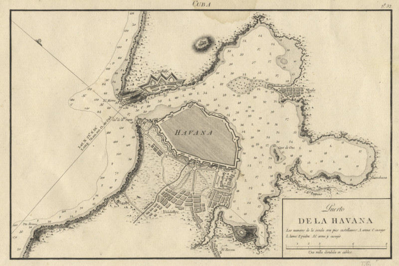 afbeelding van plattegrond Puerto de la Havana van nn (T.G. ?) (Havana)