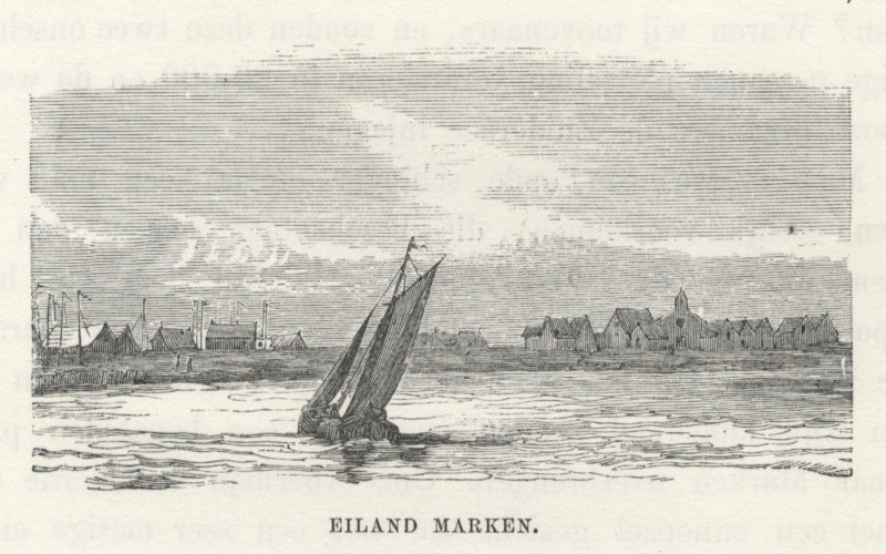 afbeelding van prent Eiland Marken van nn (Marken)