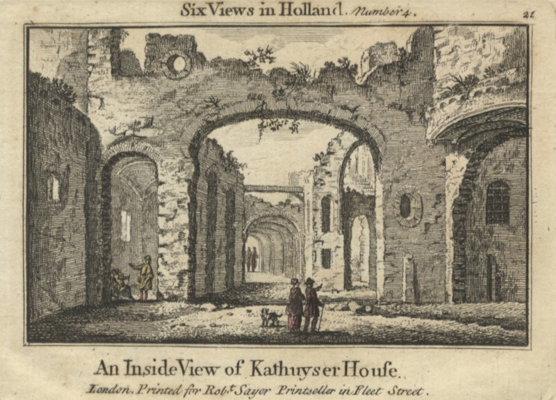afbeelding van prent An InsideView of Kathuyser House van naar A. Rademaker (Delft)
