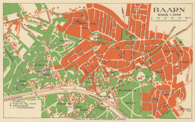 afbeelding van plattegrond Baarn van nn (Baarn)