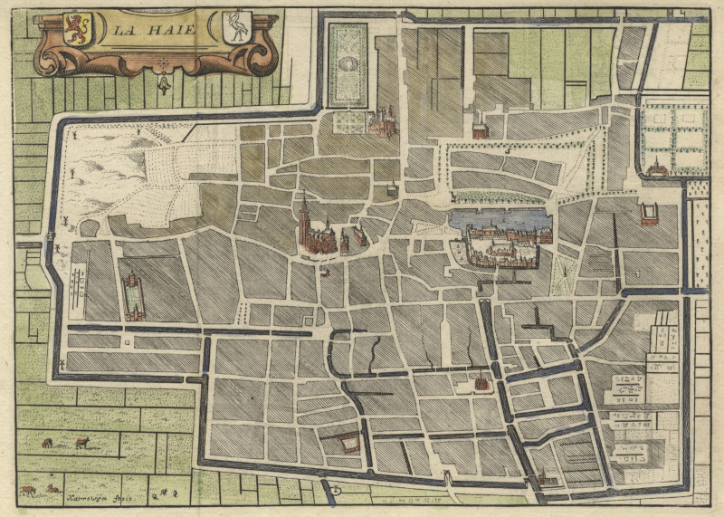 afbeelding van plattegrond La Haie van J. Harrewijn (Den Haag, ´s-Gravenhage)