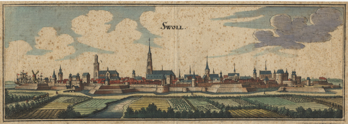 afbeelding van prent Swoll van Merian (Zwolle)