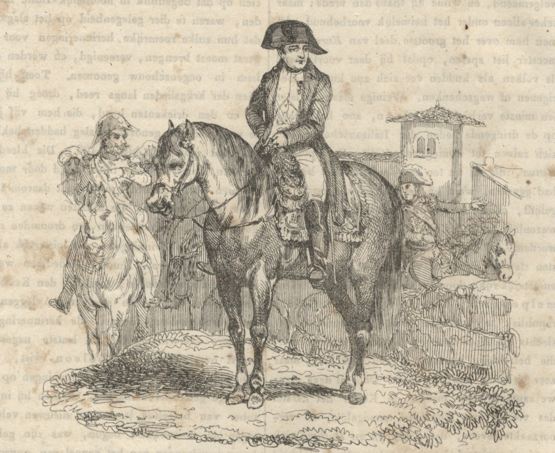 afbeelding van prent Napoleon van nn (Politici, )