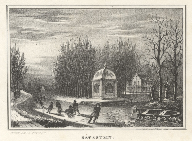 afbeelding van prent Batestein van nn, P. v.d. Weijer (Harmelen)