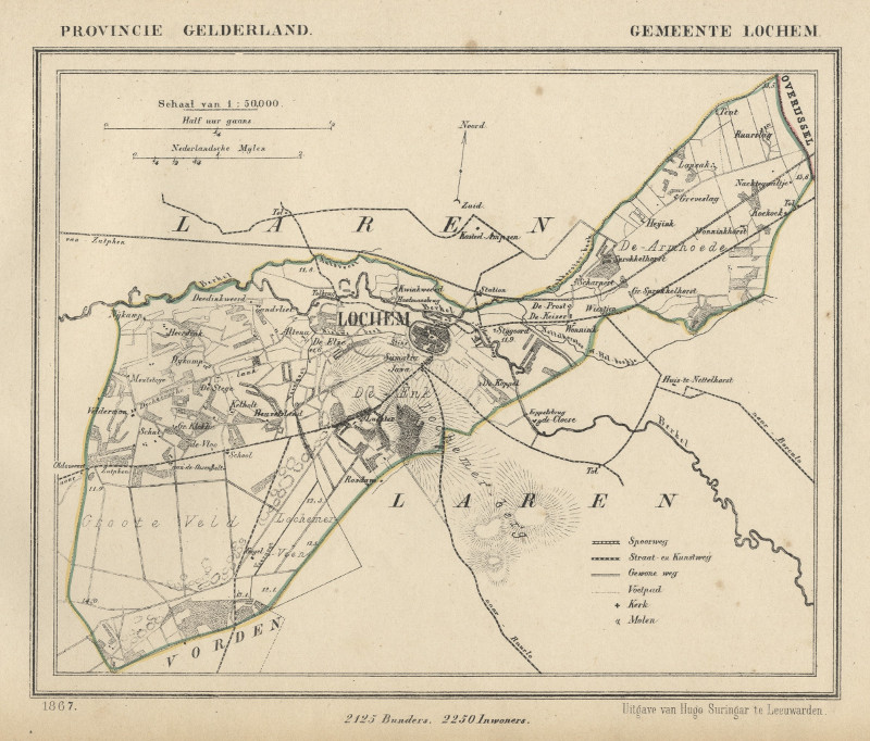 afbeelding van Kuyperkaart Lochem van Kuyper (Kuijper)