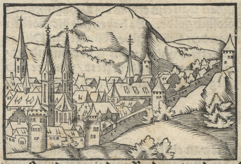 afbeelding van prent Arle van nn (Arles)