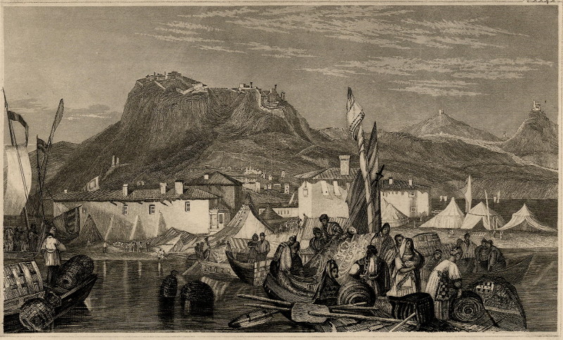 afbeelding van prent Corinth van nn (Corinth, Krointh, Korinthos)