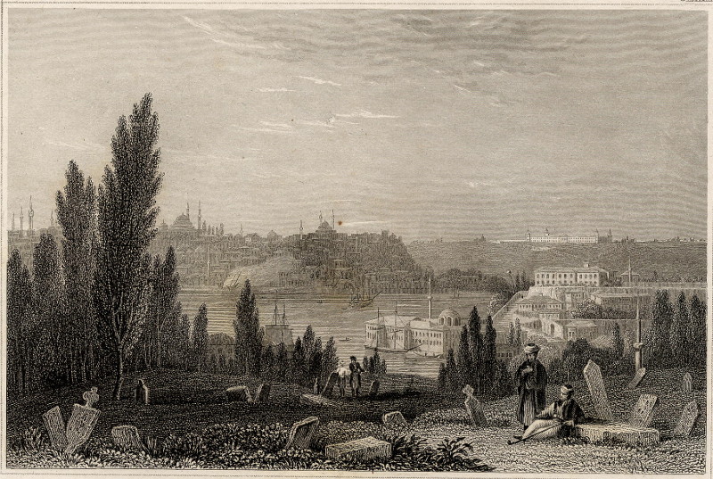 afbeelding van prent Constantinopel van nn (Istanbul, Constantinople, Nova Roma, Byzantium)