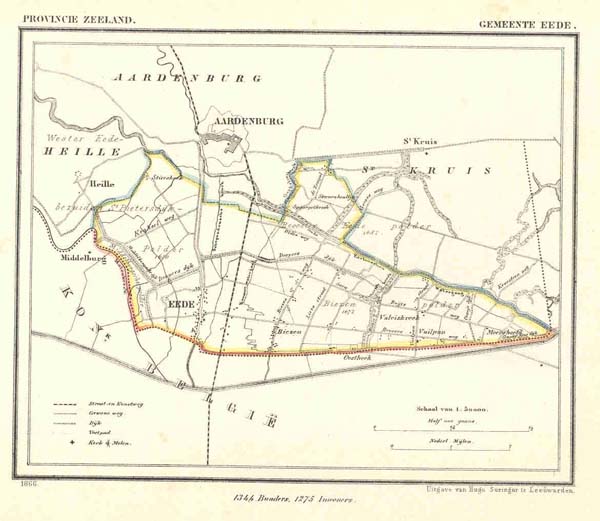 afbeelding van Kuyperkaart Gemeente Eede van Kuyper (Kuijper)