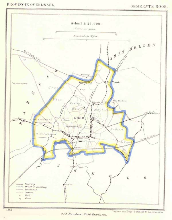 afbeelding van Kuyperkaart Gemeente Nieuw-Leusen van Kuyper (Kuijper)