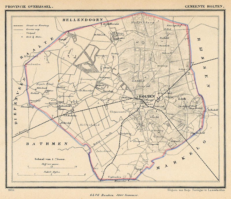 afbeelding van Kuyperkaart Gemeente Holten van Kuyper (Kuijper)