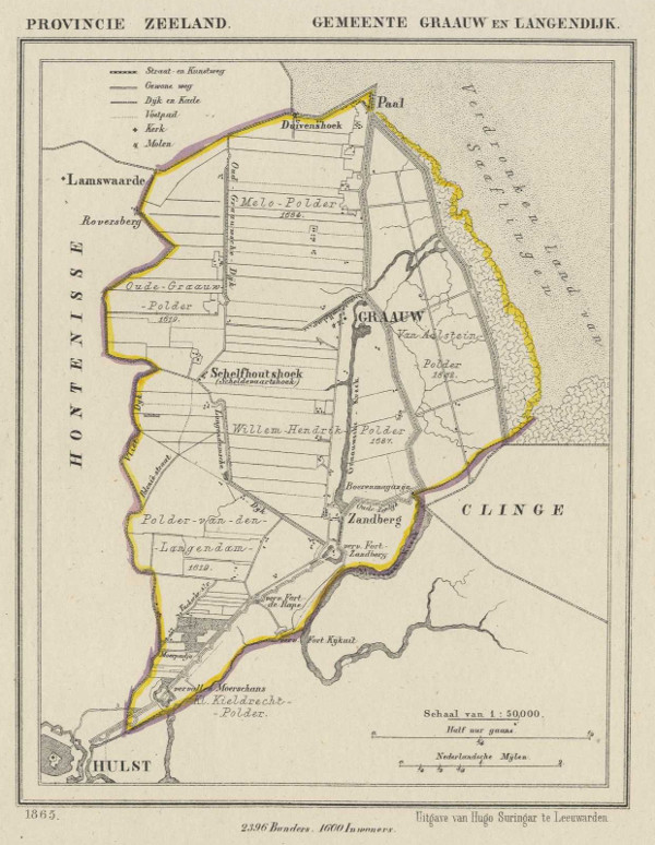 afbeelding van Kuyperkaart Gemeente Sappemeer van Kuyper (Kuijper)