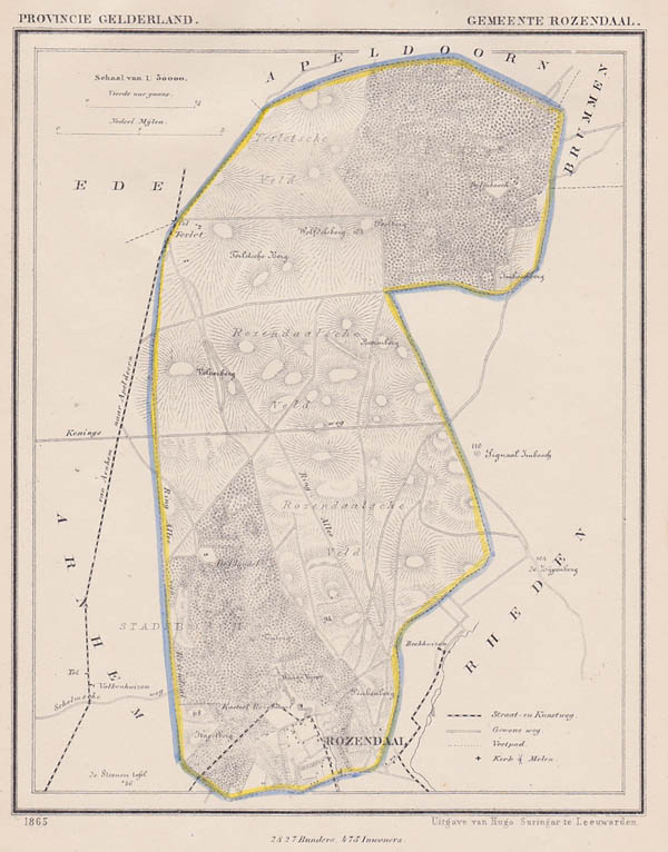 afbeelding van Kuyperkaart Rozendaal van Kuyper (Kuijper)