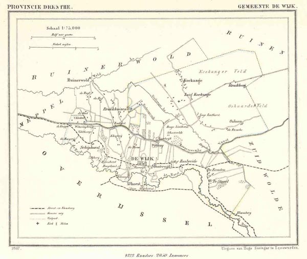 afbeelding van Kuyperkaart Gemeente De Wijk van Kuyper (Kuijper)